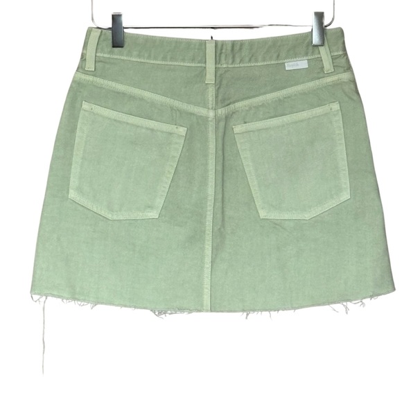 BOYISH: The Corey High Waisted Skirt in El Cielo Greenwash - Picture 4 of 4